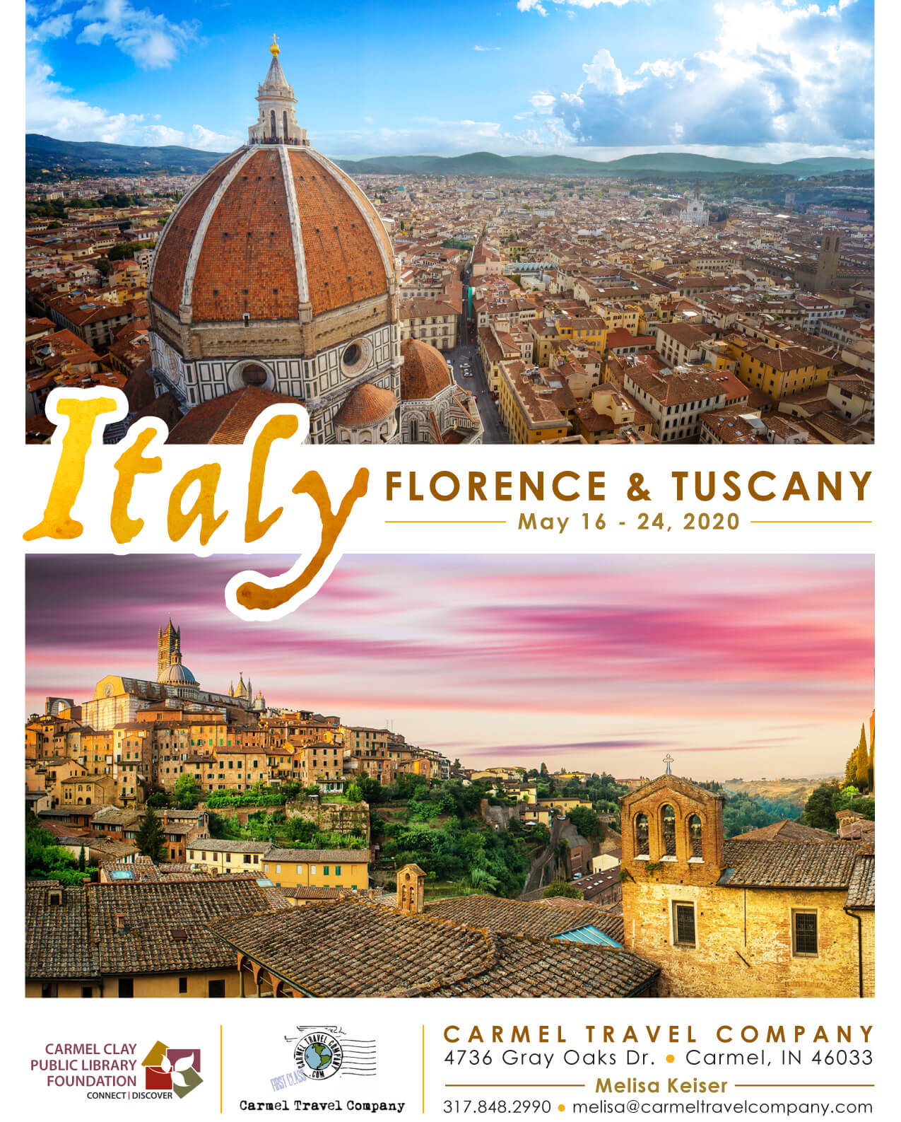 travel brochure for italy